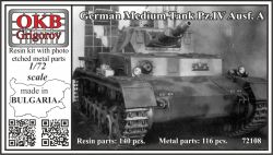 1/72 German Medium Tank Pz.IV Ausf. A (V72108)