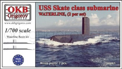 USS Skate class submarine,WATERLINE, (2 per set)
