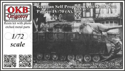 1/72 German Self Propelled Anti-Tank Gun Panzer IV/70 (A), late (V72100)