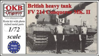 1/72 British heavy tank FV 214 Conqueror MK. II