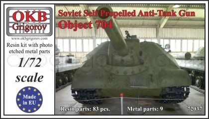 1/72 Soviet Self Propelled Anti-Tank Gun Object 704