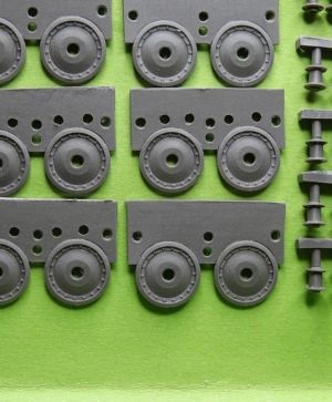 1/72 Wheels for Tiger I, early type 1