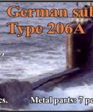 1/700 German submarine Type 206A