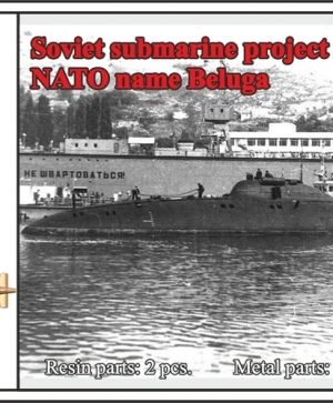 1/700 Soviet submarine project 1710 Mackrel (NATO name Beluga)