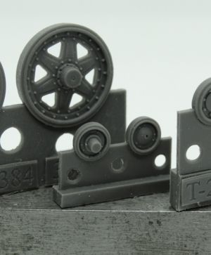 1/72 Wheels for T-28, early