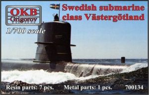 1/700 Swedish submarine class Västergötland