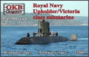 1/1200 Royal Navy Upholder/Victoria class submarine