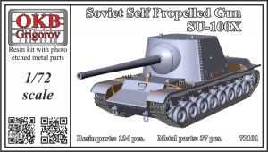 1/72 Soviet Self Propelled Gun SU-100X (V72101)