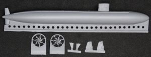 1/700 USS Los Angeles class, Flight 1 with towed array sonar (N700142)