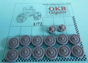 1/72 Wheels for MT-LB, type 1 (S72528)