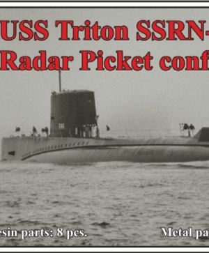 1/700 USS Triton SSRN-586, Radar Picket configuration