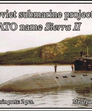 1/700 Soviet submarine project 945A Condor (NATO name Sierra II)