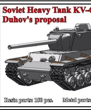 1/72 Soviet Heavy Tank KV-4, Duhov's proposal