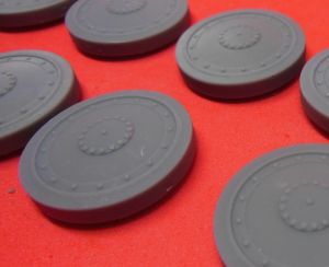 1/35  Wheels for Hetzer, 16 rivets (35026)