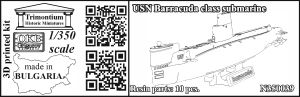1/350 USN Barracuda class submarine  (N350039)