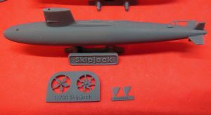 1/700 USS Skipjack class, with towed array sonar (N700151)