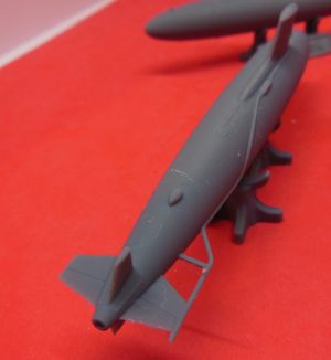 1/700 USS Skipjack class, with towed array sonar (N700151)