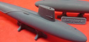 1/700 USS Skipjack class, with towed array sonar (N700151)