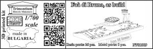 1/700 Faà di Bruno, as build (N701009)