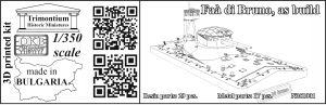 1/350 Faà di Bruno, as build (N351001)