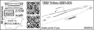 1/350 USS Triton SSN-586 (N350043)
