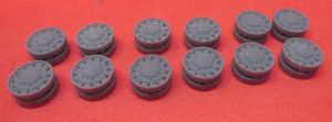 1/72 Wheels for KV, Cast, Chelyabinsk August 1941 (S72571)