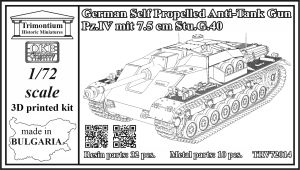 1/72 German Self Propelled Anti-Tank Gun Pz.IV mit 7.5 cm Stu.G.40 (TRV72014)