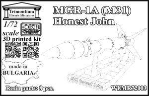 1/72  USA surface-to-surface rocket MGR-1A (M31) Honest John (WEMR72003)