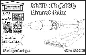 1/72  USA surface-to-surface rocket MGR-1B (M50) Honest John (WEMR72004)
