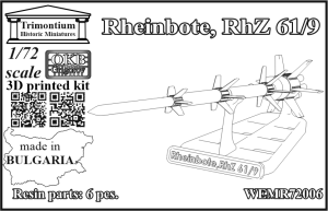 1/72  German surface-to-surface rocket Rheinbote, RhZ 61/9 (WEMR72006)