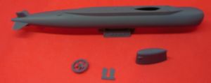 1/350 Rubis class submarine, as build (N350045)