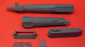 1/350 Soviet submarine project 629A with towed array sonar (NATO name Golf II) (N350048)