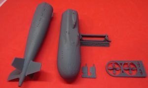 1/350 Soviet submarine project 671 Yorzh with non-acoustic sensors (NATO name Victor I) (N350049)