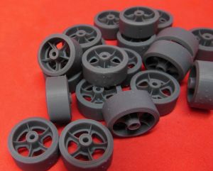 1/35 Wheels for M4 family, B168525 small bearing hubs, VVSS open spoke  (35040)