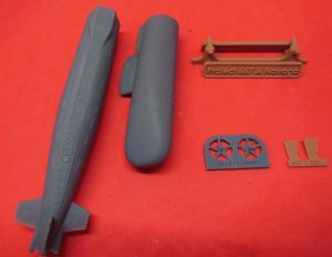1/700 Soviet submarine project 667 A Navaga, hull type B (NATO name Yankee I) (N700153)