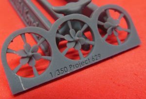 1/350 Propellers for Soviet submarines project 629 (Golf) (NS350005)