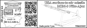 1/72  USA surface-to-air missile  MIM-3 Nike Ajax (WEMR72007)