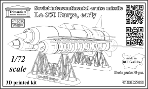 1/72  Soviet intercontinental cruise missile La-350 Burya, early (WEMR72010)