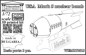 1/72  USA  Mark 5 nuclear bomb (WEMR72015)