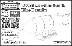 1/72  UK Mk.1 Atom Bomb, Blue Danube (WEMR72017)