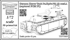 1/72 German Heavy Tank Pz.Kpfw.701 (f) ausf.A (TRV72027)
