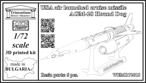 1/72  USA air launched cruise missile AGM-28 Hound Dog (WEMR72018)