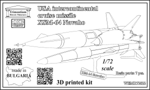 1/72 USA intercontinental cruise missile XSN-64 Navaho (WEMR72022)