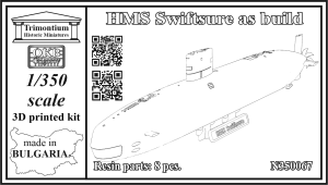 1/350 HMS Swiftsure, as build (N350067)