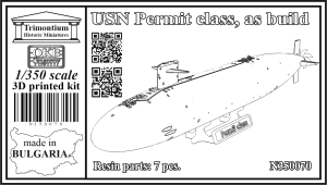 1/350 USN Permit class, as build (N350070)